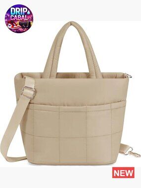 Crossbody Bags for Women Puffer Tote Mini Shoulder Handbag RFID Anti Theft